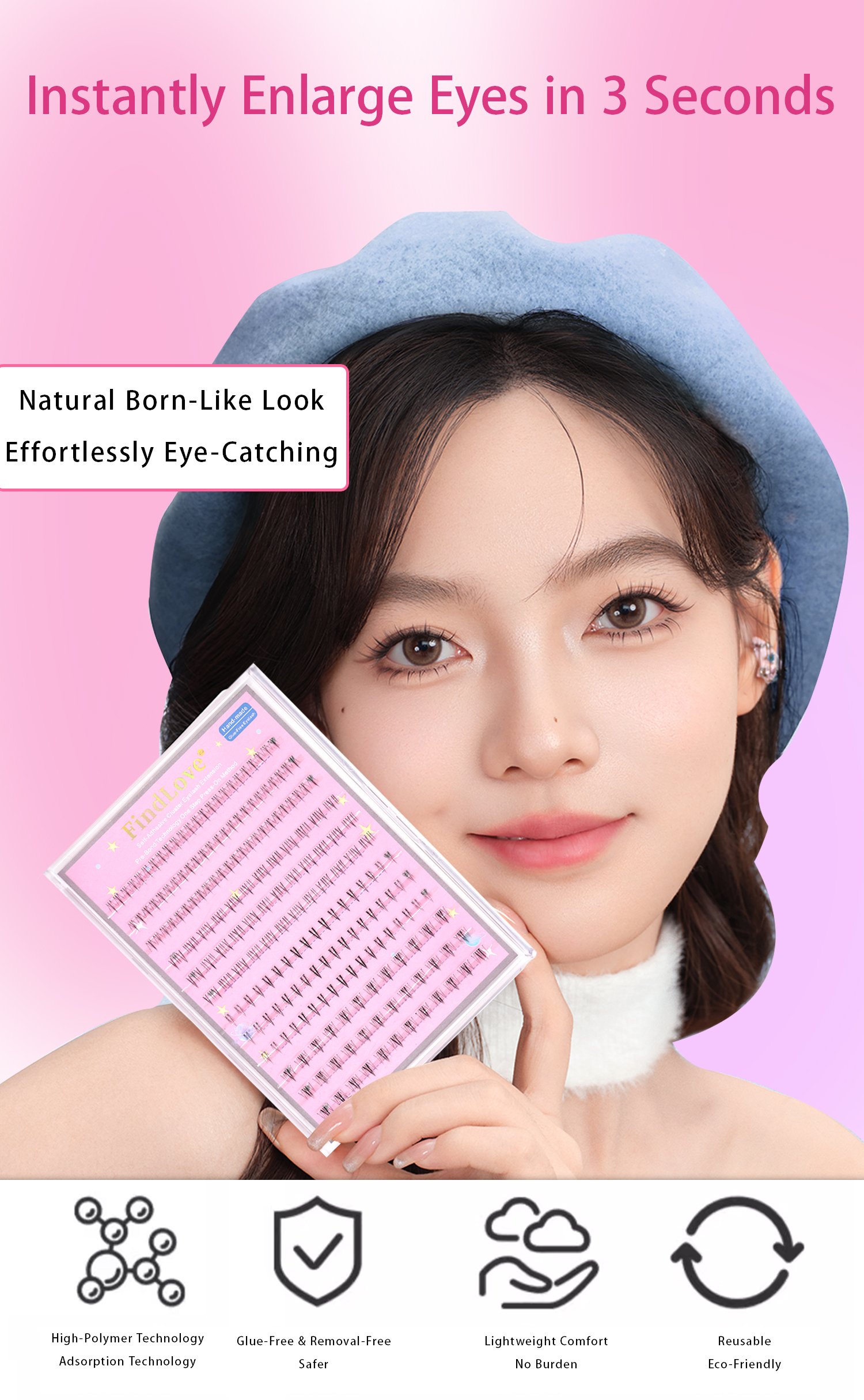 Handmade Big Capacity No Glue  - Eyelash Extension Glue Remover recension och pris