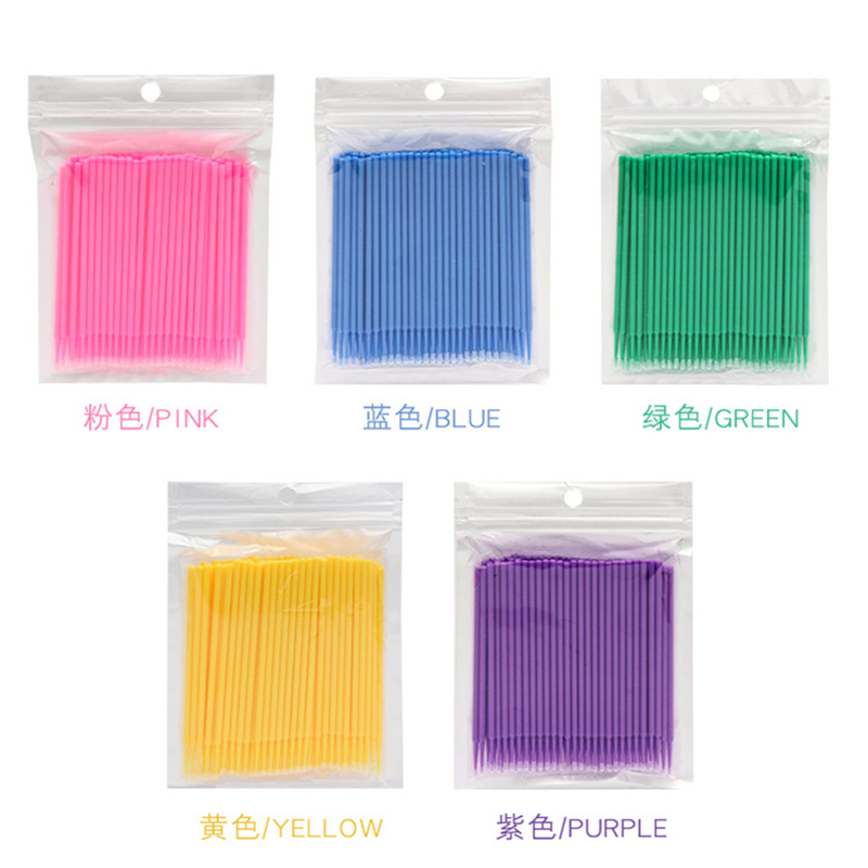 100PCS Eyelash Extension Clean - Eyelash Extension Glue Remover recension och pris