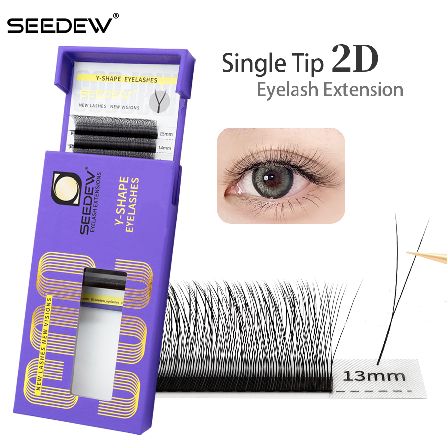 SEEDEW 0.07/0.10 Single Tip 2D - Eyelash Extension Single Lash recension och pris