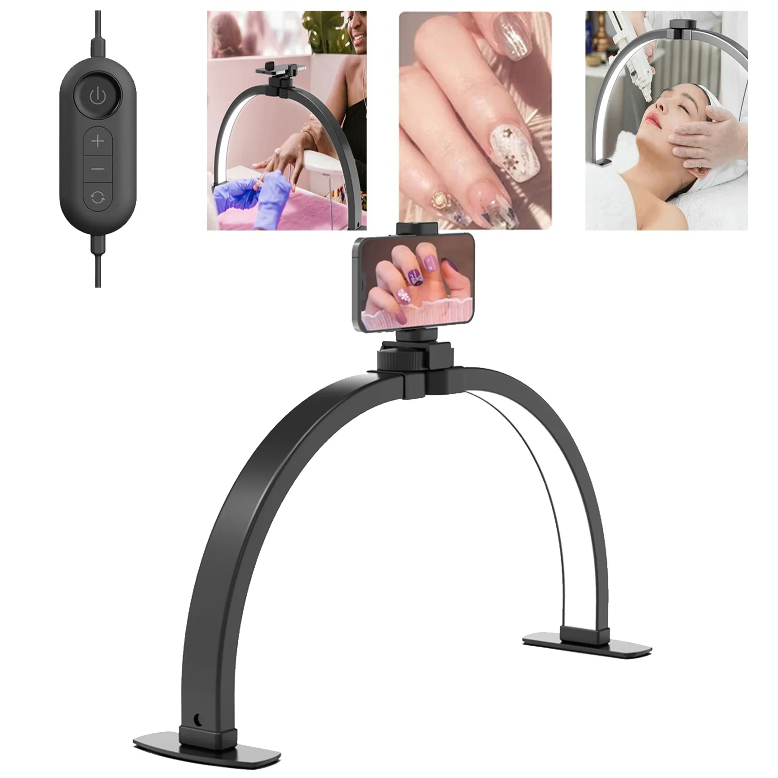 LFor EU/US/UK Plug LED Half Mo - Eyelash Extension Uk recension och pris
