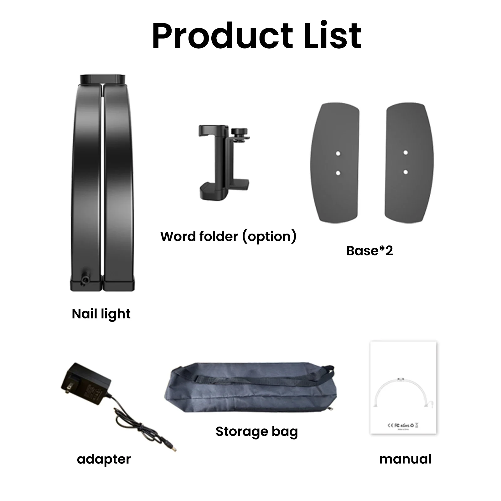 LFor EU/US/UK Plug LED Half Mo - Eyelash Extension Uk recension och pris