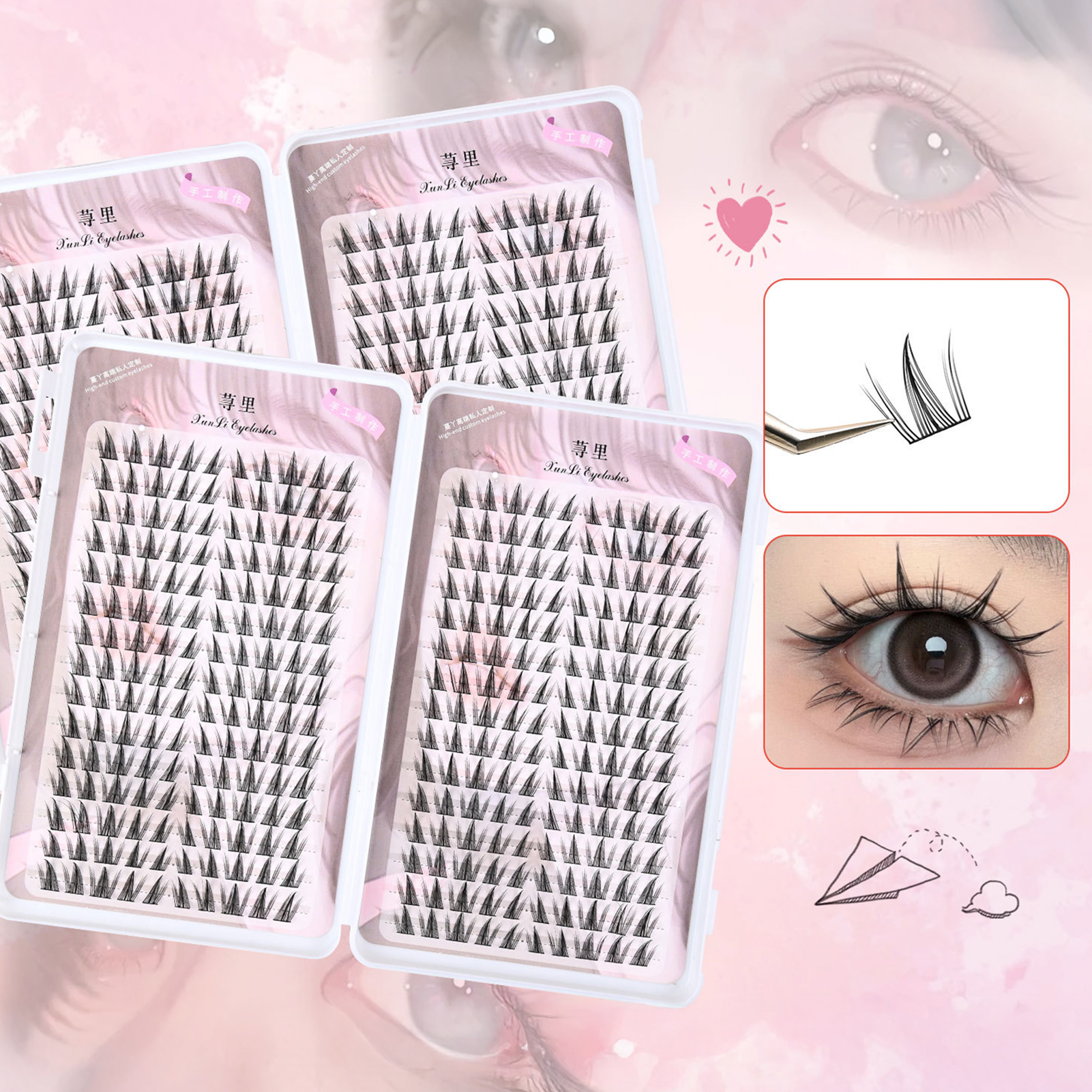 Large Capacity Manga Eyelash B - Eyelash Extension Single Lash recension och pris