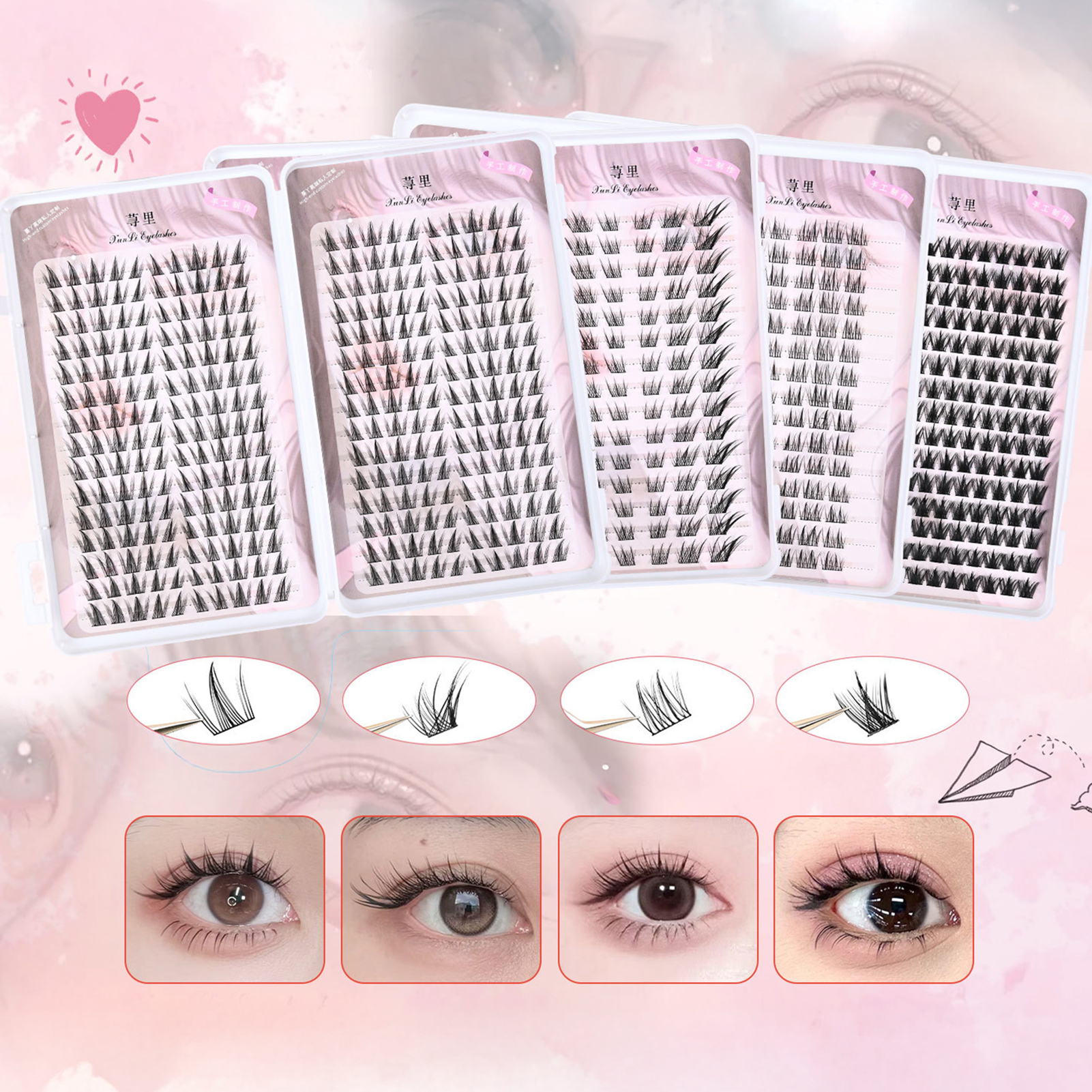 Large Capacity Manga Eyelash B - Eyelash Extension Single Lash recension och pris