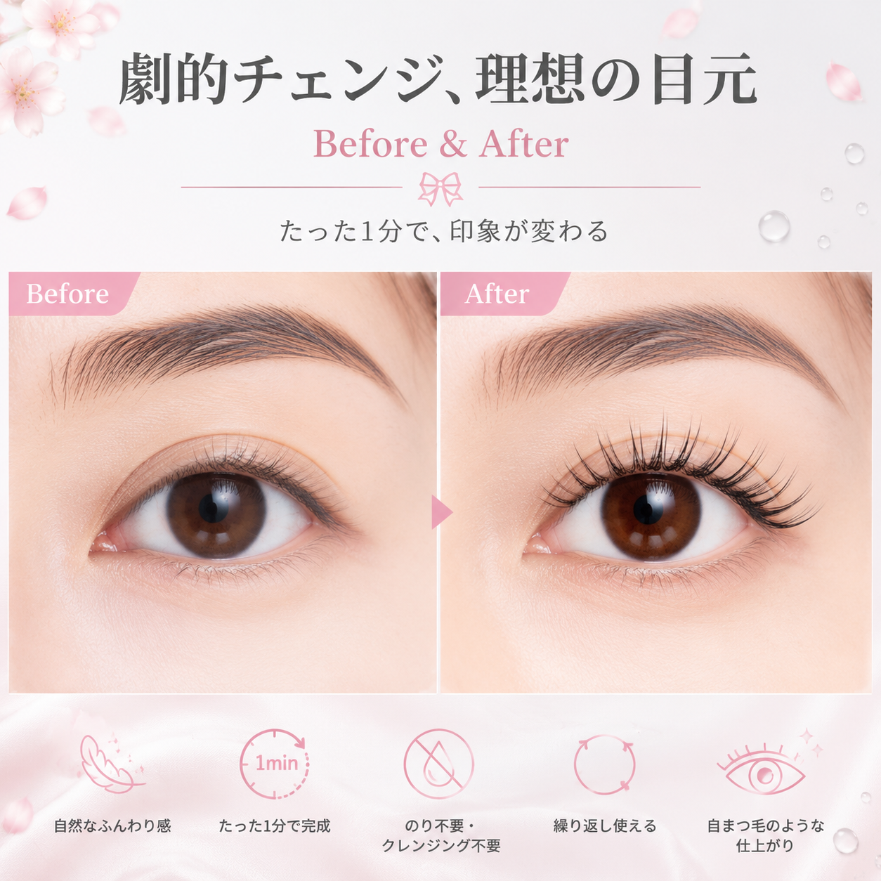 Redpurorag Glue-Free A-Type Fa - Eyelash Extensions recension och pris