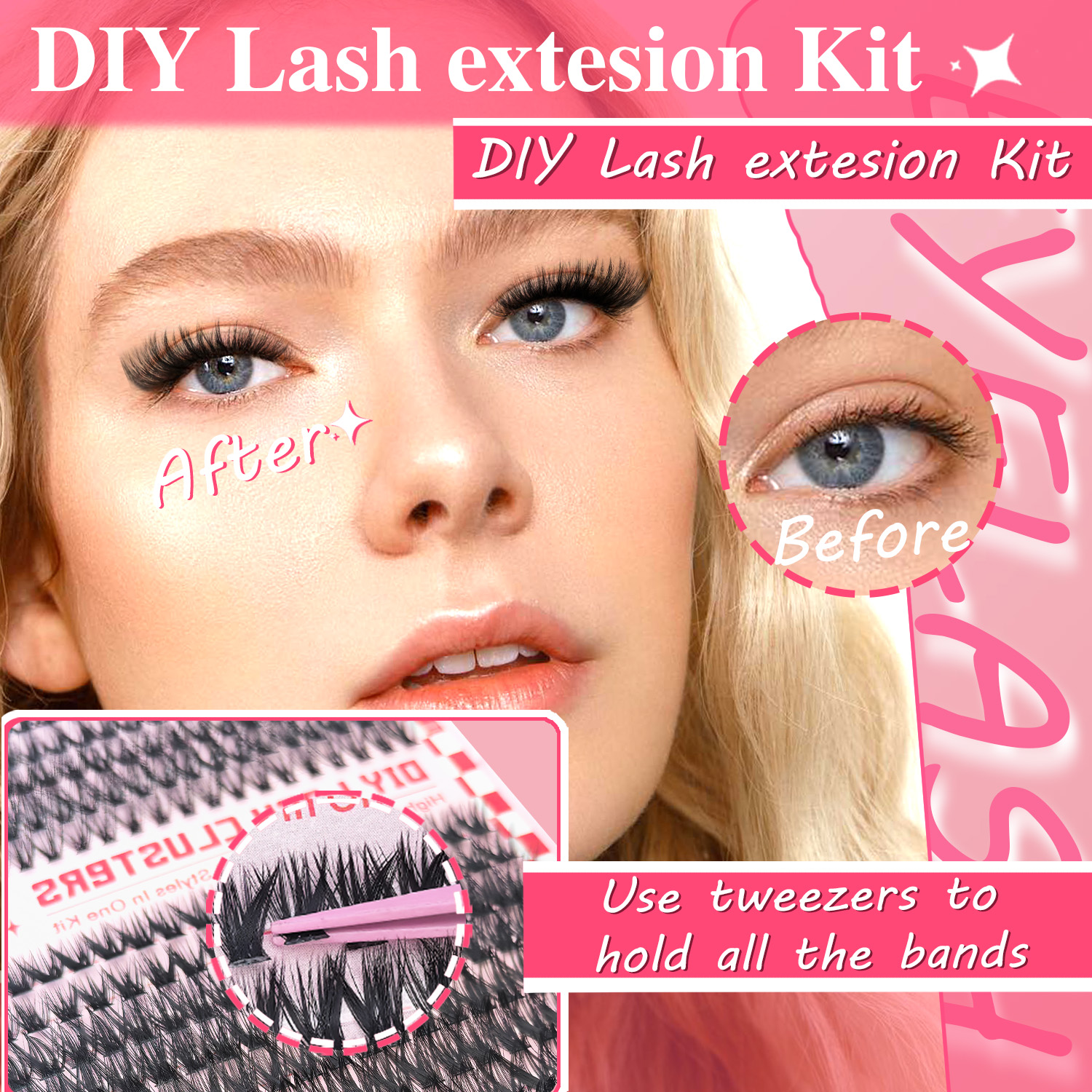 30D40D50D80D DIY Eyelash Exten - Eyelash Extension Uv Glue recension och pris