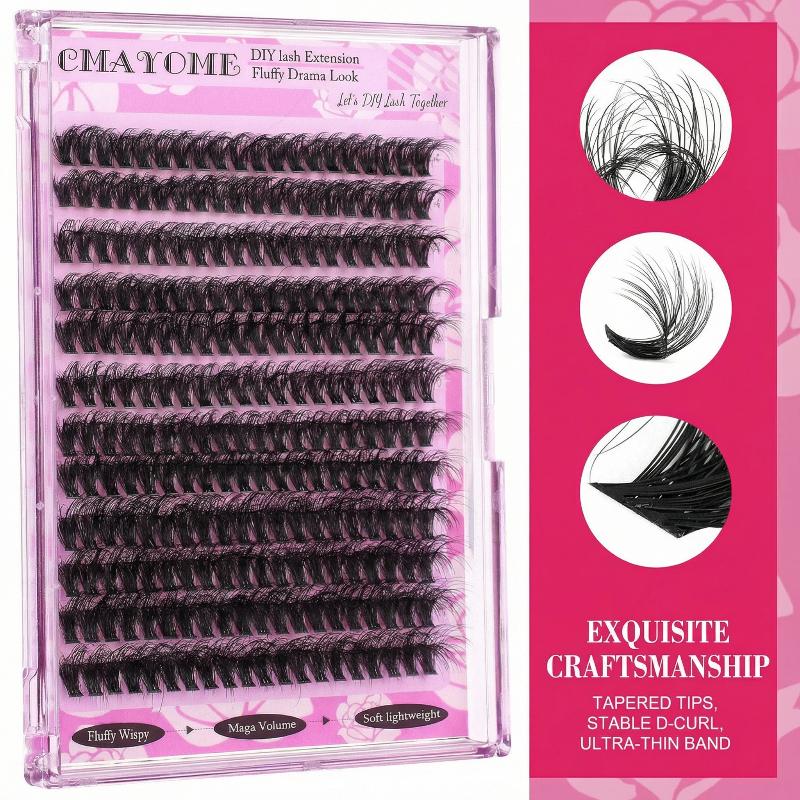 Wispy D Curl Cluster Lashes 14 - Eyelash Extensions recension och pris