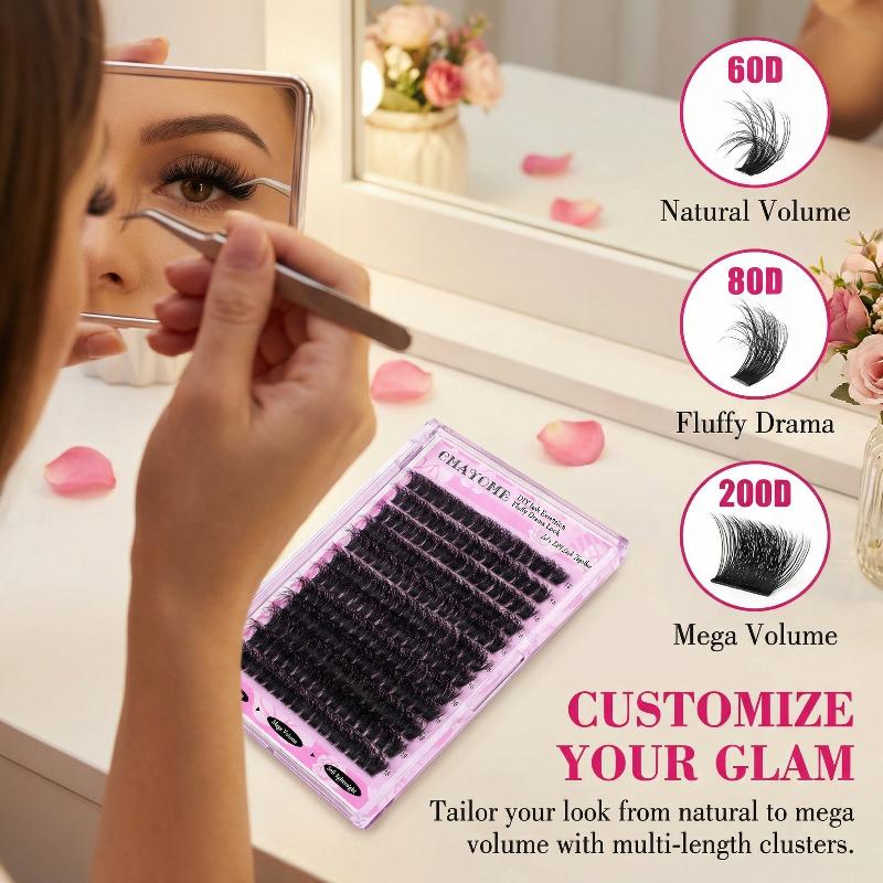 Wispy D Curl Cluster Lashes 14 - Eyelash Extensions recension och pris