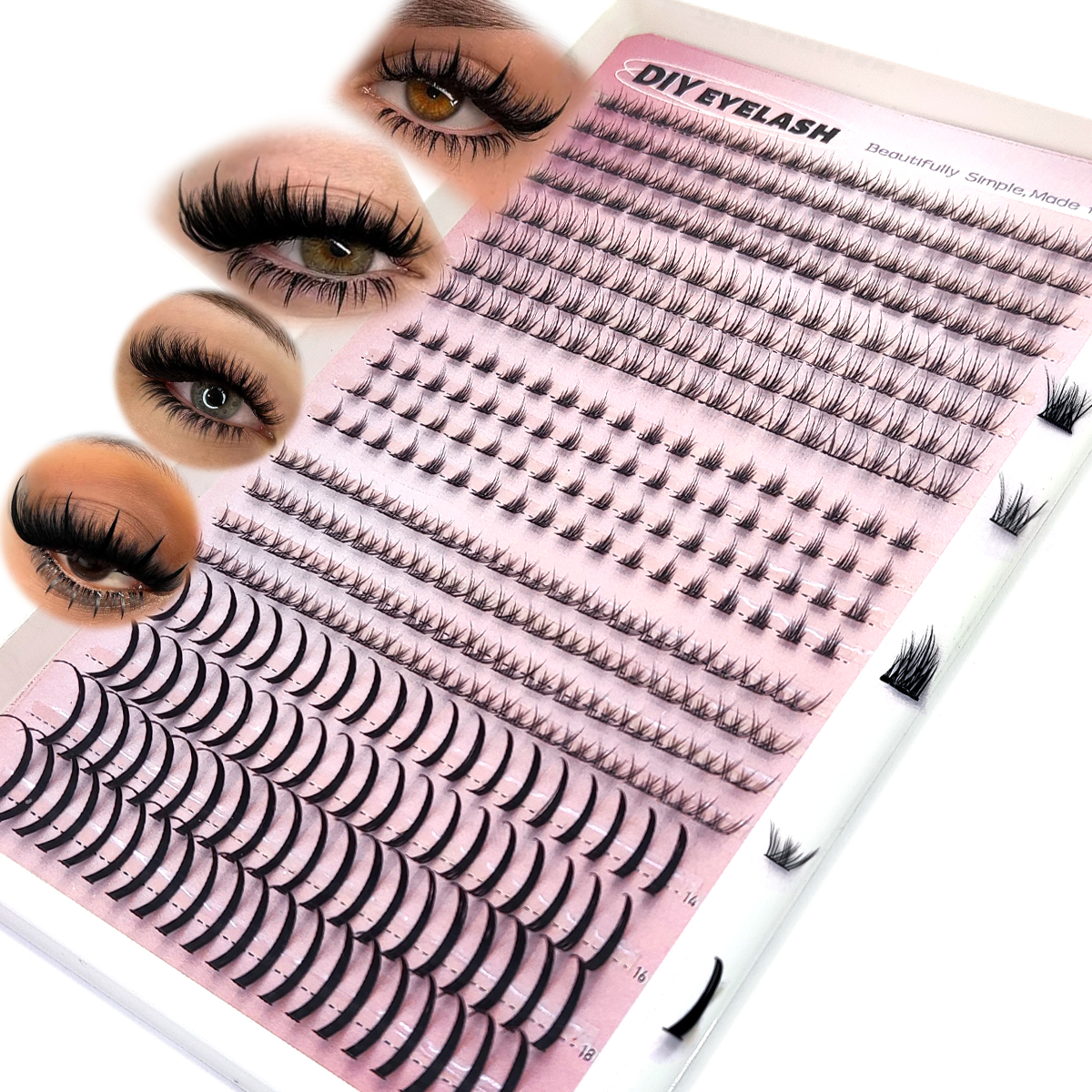 20 rows of lower eyelashes and - Eyelash Extension Single Lash recension och pris