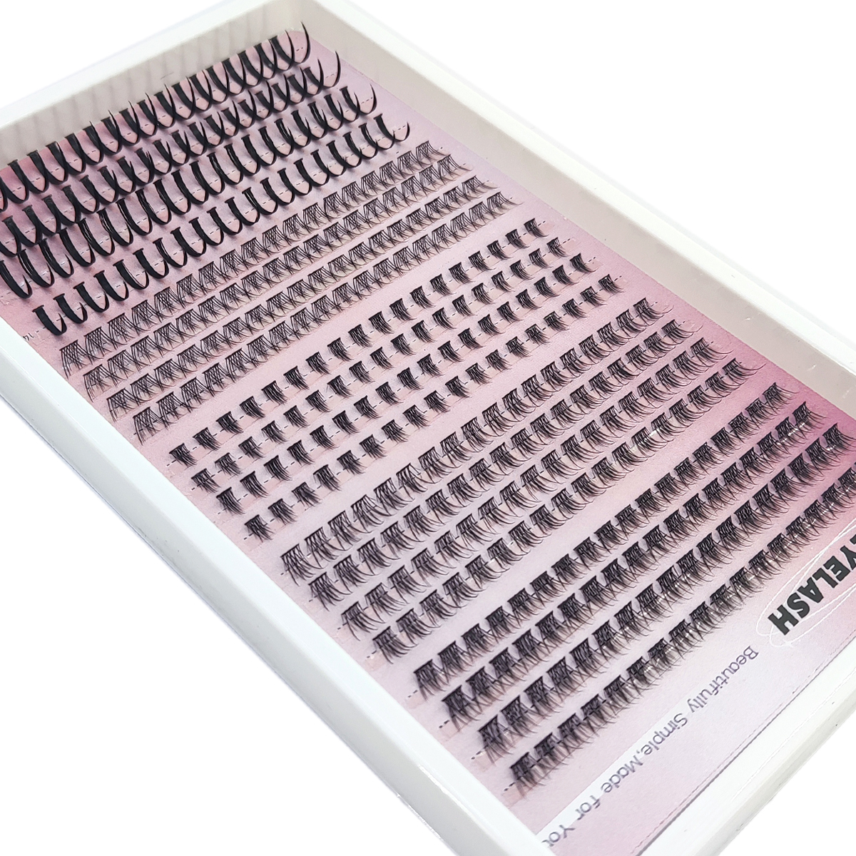 20 rows of lower eyelashes and - Eyelash Extension Single Lash recension och pris