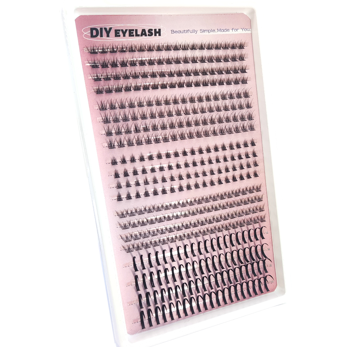 20 rows of lower eyelashes and - Eyelash Extension Single Lash recension och pris