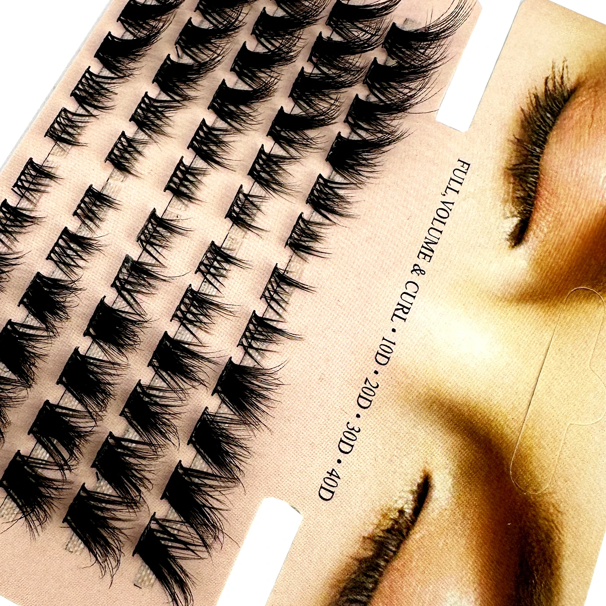 Mix 3D Fluffy Single Cluster E - Eyelash Extension Single Lash recension och pris