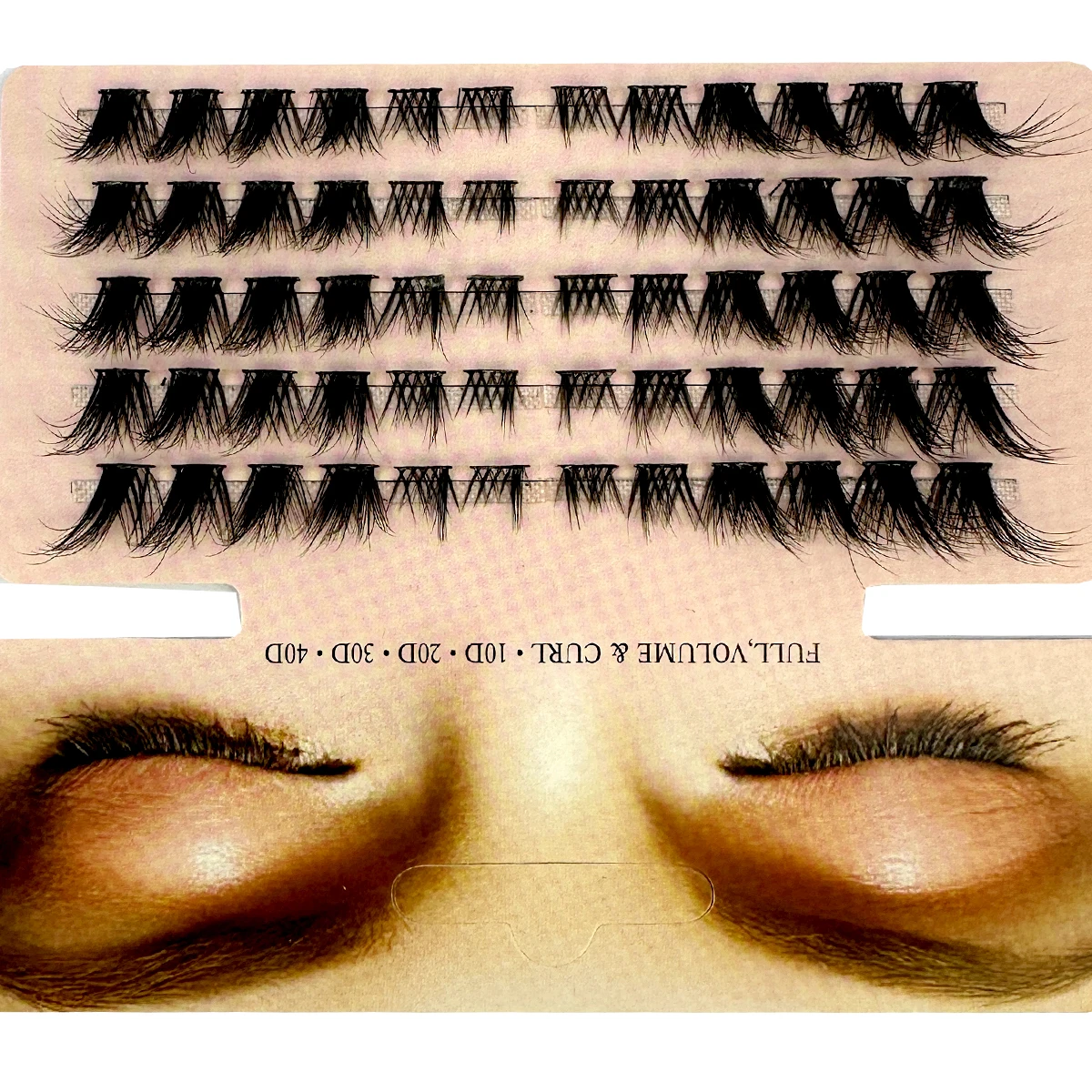 Mix 3D Fluffy Single Cluster E - Eyelash Extension Single Lash recension och pris