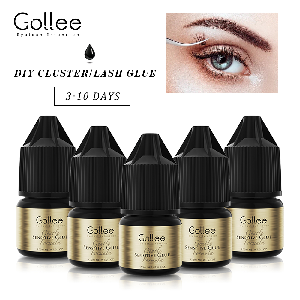 Gollee DIY Lashes Glue 3ml Clu - Eyelash Extension Home Service recension och pris