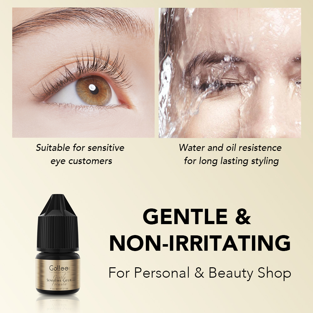 Gollee DIY Lashes Glue 3ml Clu - Eyelash Extension Home Service recension och pris