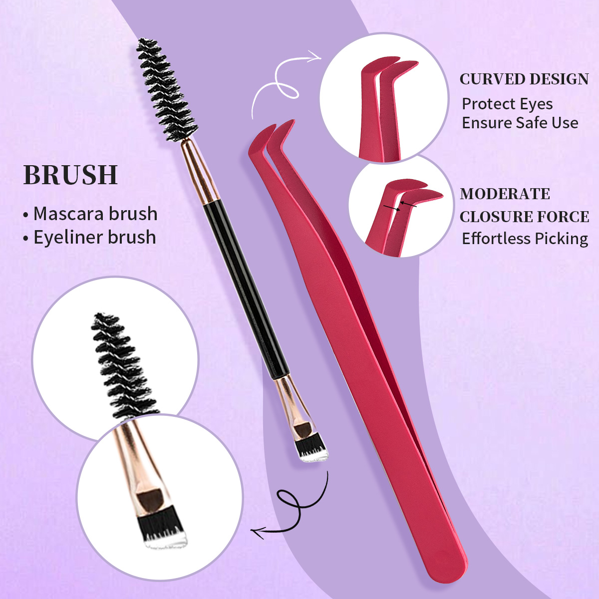 Eyelash Clusters Kit Soft Volu - Eyelash Extension Glue Remover recension och pris